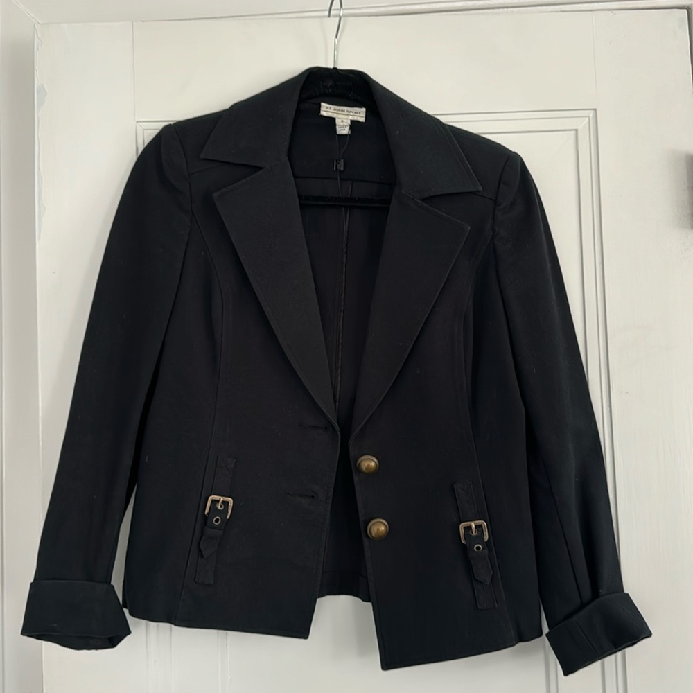 St John sport 95% cotton blazer
